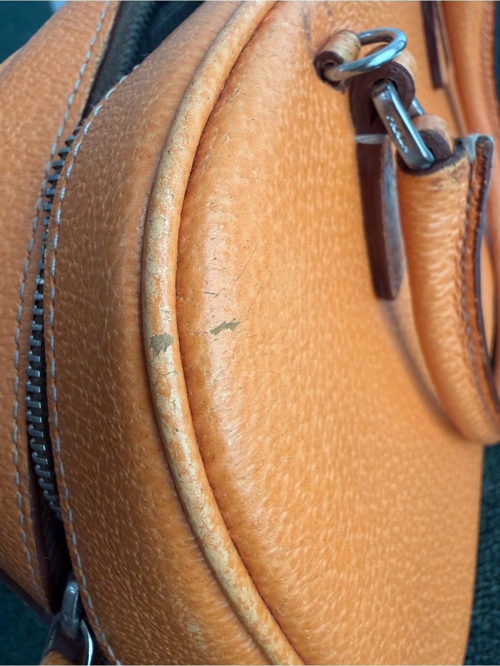 AUTH Prada Cinghiale Sports Bauletto Bag - Picture 6 of 14